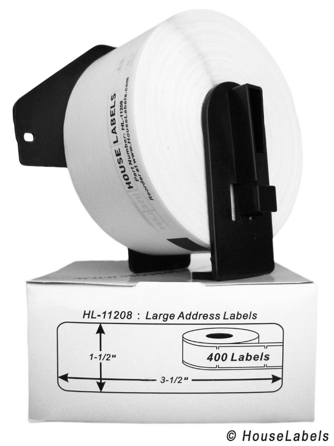 Picture of Brother DK-1208 (60 Rolls + Reusable Cartridge – Best Value)