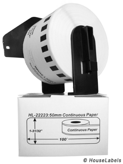 Picture of Brother DK-2223 (50 Rolls + Reusable Cartridge – Best Value)