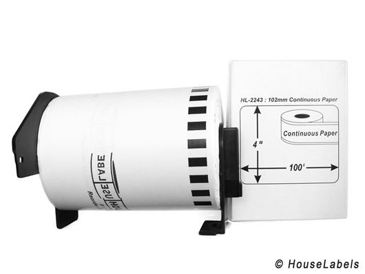 Picture of Brother DK-2243 (4 Rolls + Reusable Cartridge – Best Value)