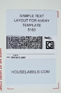 Picture of HouseLabels’ brand – 10 Labels per Sheet – BLACKOUT Technology (200 Sheets – Best Value)