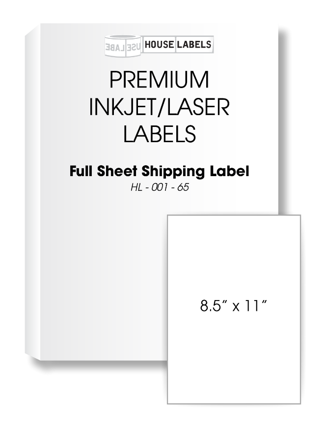 Picture of HouseLabels’ brand – 1 Labels per Sheet