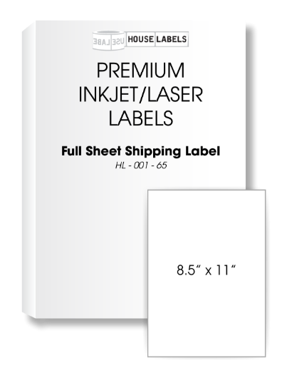 Picture of HouseLabels’ brand – 1 Labels per Sheet (200 Sheets – Shipping Included)