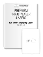 Picture of HouseLabels’ brand – 1 Labels per Sheet (700 Sheets – Best Value)