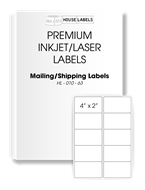 Picture of HouseLabels’ brand – 10 Labels per Sheet (2000 Sheets – Best Value)