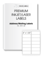 Picture of HouseLabels’ brand – 14 Labels per Sheet