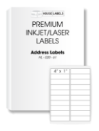 Picture of HouseLabels’ brand – 20 Labels per Sheet