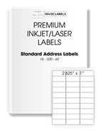 Picture of HouseLabels’ brand – 30 Labels per Sheet (2000 Sheets – Shipping Included)