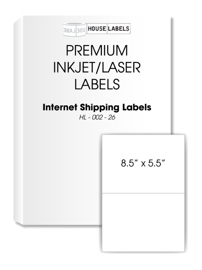 Picture of HouseLabels’ brand – 2 Labels per Sheet