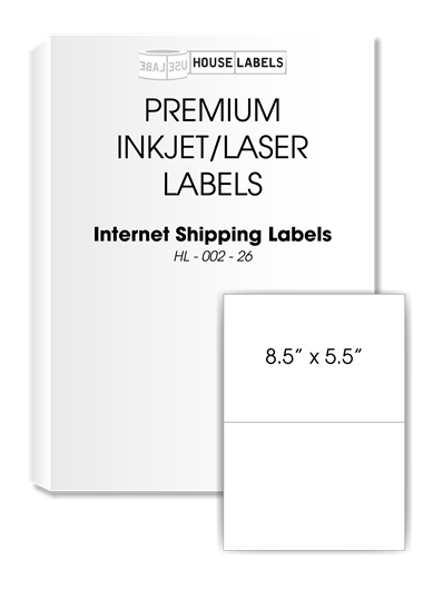 Picture of HouseLabels’ brand – 2 Labels per Sheet (200 Sheets – Shipping Included)