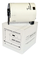Picture of 4 Rolls of Brother DK-1241 (DK11241) with permanent cartridges