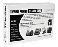 Picture of 25 BROTHER Compatible Cleaning Cards (60622) 2.1" x 3.425"