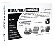 Picture of 25 BROTHER Compatible Cleaning Cards, 4" x 6" Used For BROTHER Desktop Printers ( 1240, 1241, 2243 )