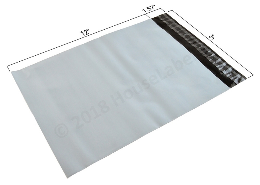 Picture of 2,000 Bags Poly Mailer #3 (9"X12") 2.35 Mil Best Value