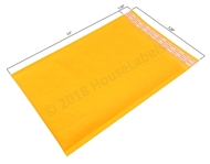 Picture of 500 Bags KRAFT Bubble Padded Envelope 7.25”x12” (7.25”x11” usable space) Free Shipping