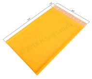 Picture of 100 Bags KRAFT Bubble Padded Envelope  8.5”x14.5” (8.5”x13.5” usable space) Free Shipping