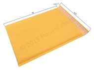 Picture of 500 Bags KRAFT Bubble Padded Envelope 10.5”x16” (10.5”x15” usable space) Free Shipping