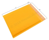 Picture of 200 Bags KRAFT Bubble Padded Envelope 8.5”x12” (8.5”x11” usable space) Free Shipping