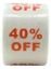 Picture of Discount Labels - 40% Off (100 Rolls - Best Value)