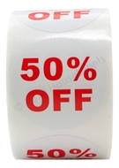 Picture of Discount Labels - 50% Off (32 Rolls - Best Value)