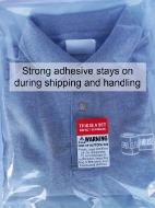 Picture of 6 Rolls (500 labels per roll) Pre-Printed 2" x 3” THIS IS SET / SUFFOCATION WARNING - Shipping Included