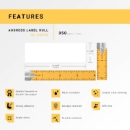 Picture of Dymo - 30252 Address Labels (16 Rolls - Best Value)