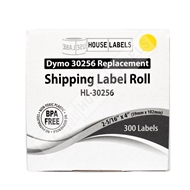 Picture of Dymo - 30256 YELLOW Shipping Labels (25 Rolls – Best Value)