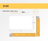 Picture of Dymo - 30256 Shipping Labels (8 Rolls – Shipping Included)