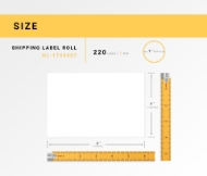 Picture of Dymo - 1744907 Shipping Labels