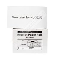 Picture of Dymo - 30270 Direct Thermal Receipt Paper