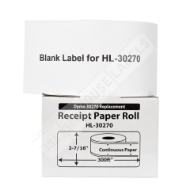 Picture of Dymo - 30270 Direct Thermal Receipt Paper (5 Rolls – Best Value)