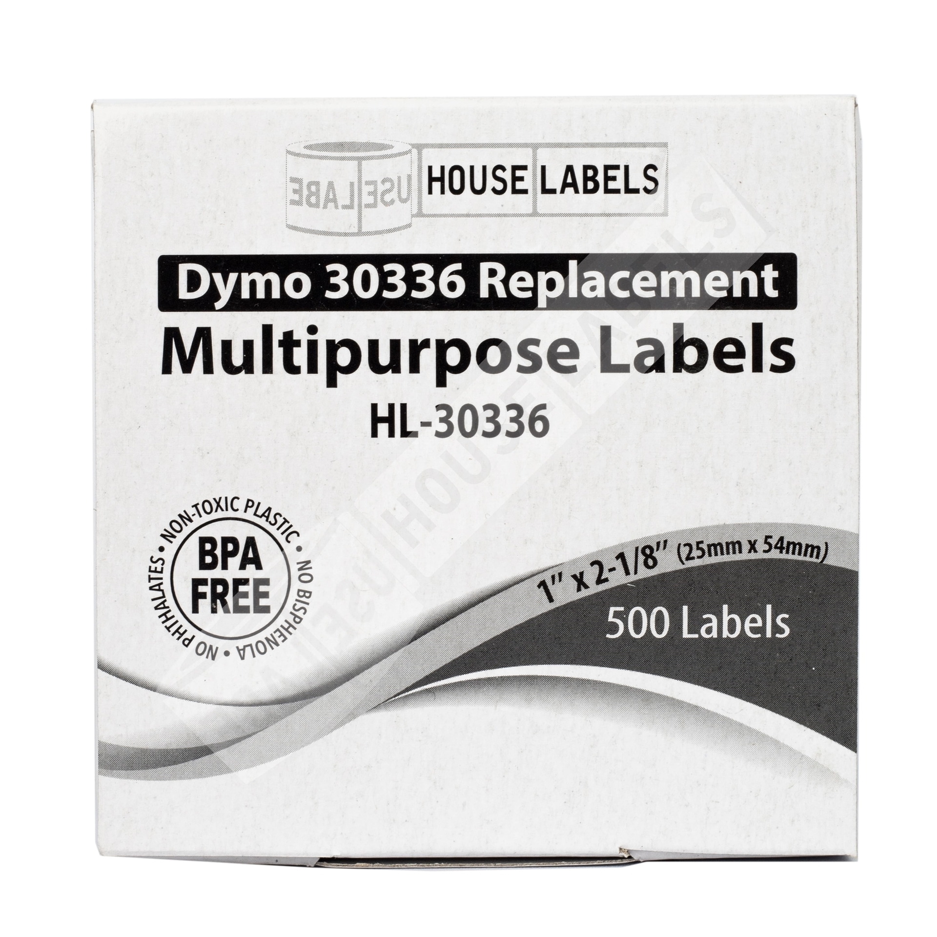 Self-adhesive labels for all printers - HouseLabels.com. Dymo 30336 Multipurpose Labels, 1