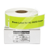 Picture of Dymo - 30252 GREEN Address Labels (6 Rolls - Best Value)