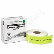 Picture of Dymo - 30252 GREEN Address Labels (6 Rolls - Best Value)