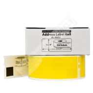 Picture of Dymo - 30252 YELLOW Address Labels (16 Rolls - Best Value)