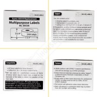 Picture of Dymo - 30334 Multipurpose Labels with Removable Adhesive (6 Rolls - Best Value)