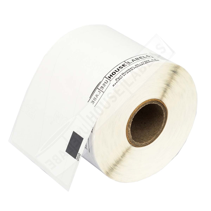 4 Rolls of DK-1202 Brother Compatible P-Touch® Labels with 1 Reusable Cartridge 