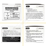 Dymo LV-30323 Blue Compatible Shipping Labels