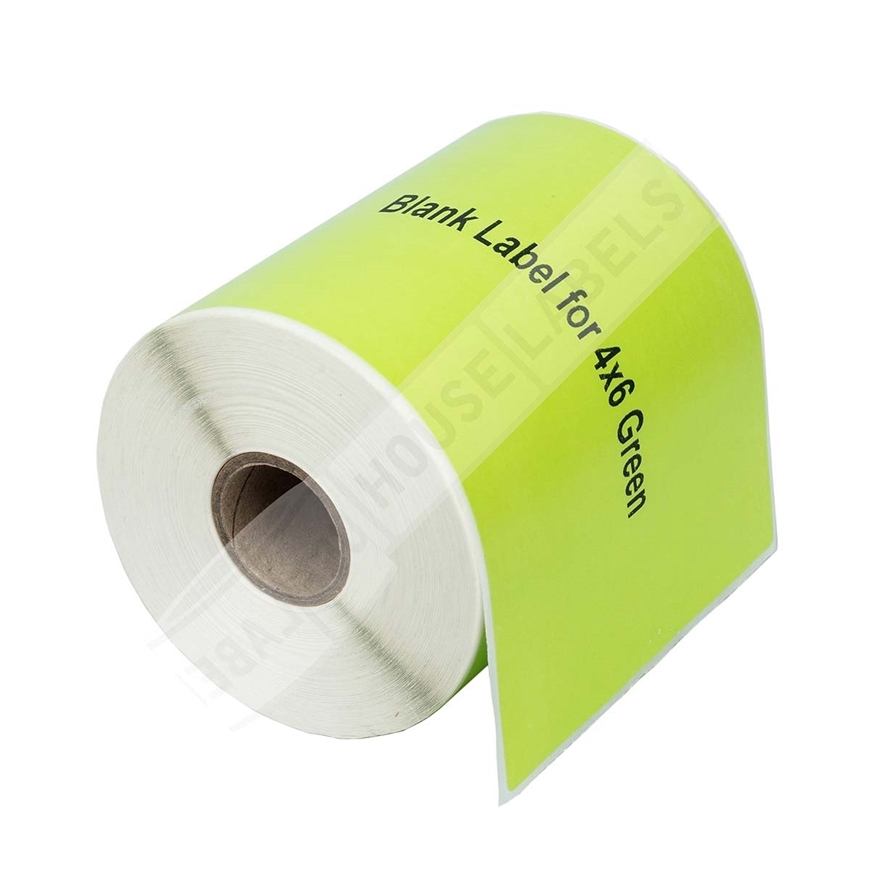 Picture of Zebra - 4x6 GREEN (20 Rolls -  Shipping Included)