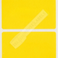 Zebra 2 x 1 Yellow Labels - LV-56001Y