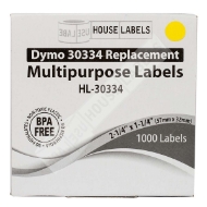 Picture of Dymo - 30334 YELLOW Multipurpose Labels