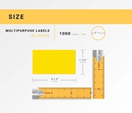 Picture of Dymo - 30334 YELLOW Multipurpose Labels