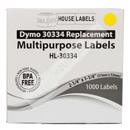 Picture of Dymo - 30334 YELLOW Multipurpose Labels (6 Rolls - Shipping Included)