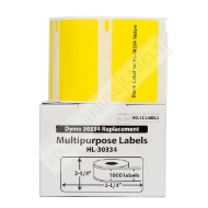 Picture of Dymo - 30334 YELLOW Multipurpose Labels (28 Rolls - Best Value)