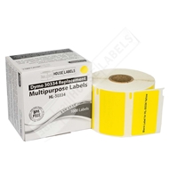 Picture of Dymo - 30334 YELLOW Multipurpose Labels (50 Rolls - Best Value)