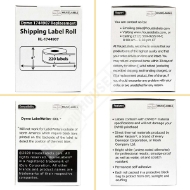 Picture of Dymo - 1744907 YELLOW Shipping Labels (4 Rolls - Best Value)