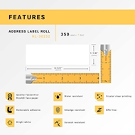 Picture of Dymo - 30252 Address Labels with Removable Adhesive (16 Rolls - Shipping Included)