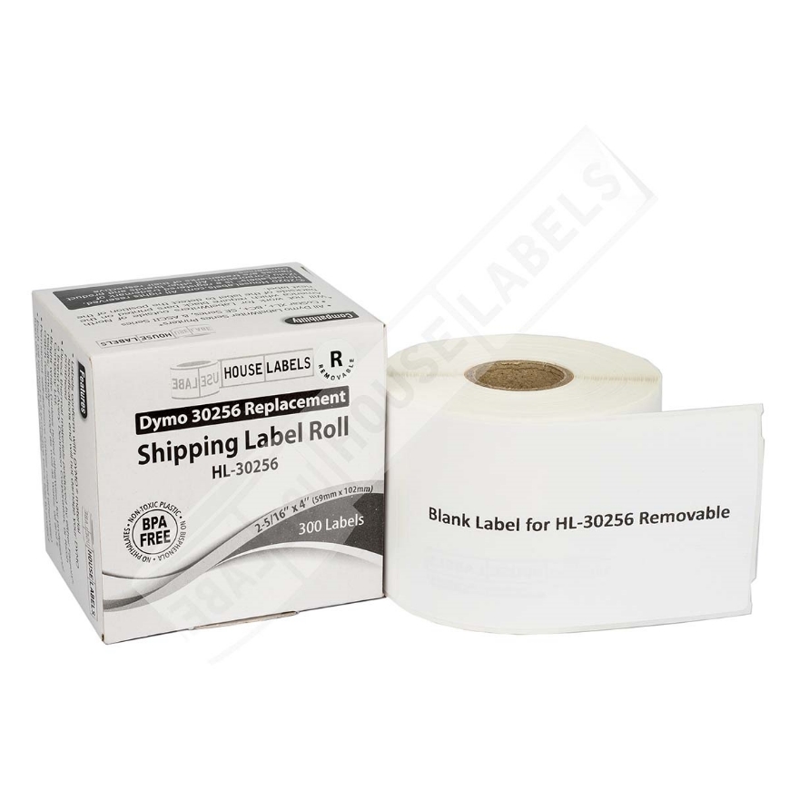 Self-adhesive labels for all printers - HouseLabels.com. Dymo 30256 Removable Labels - 18 Rolls ...