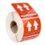 Picture of 1 Roll (500 Labels) Pre-Printed 2x2 This Side Up Labels. Best Value