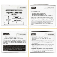 Picture of Dymo - 30256 ORANGE Shipping Labels