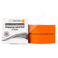 Picture of Dymo - 30256 ORANGE Shipping Labels (8 Rolls – Best Value)